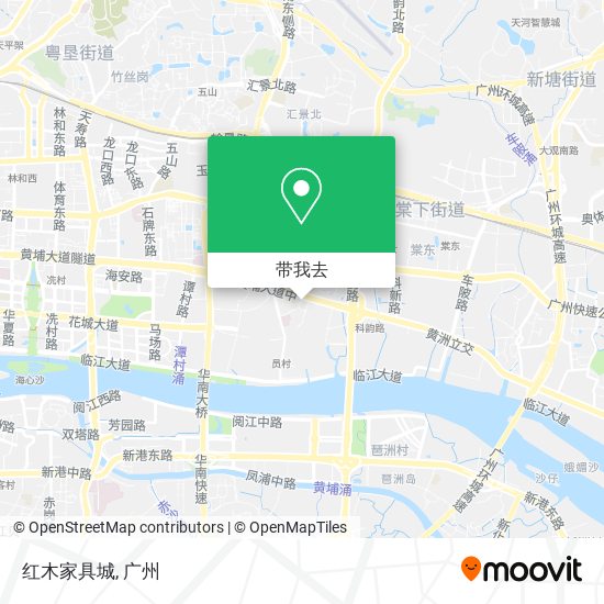 红木家具城地图