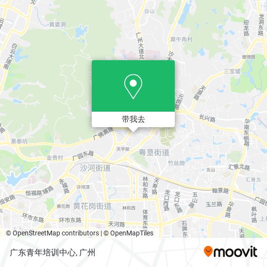 广东青年培训中心地图