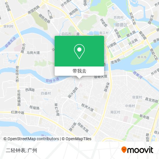 二轻钟表地图