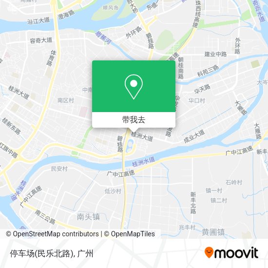 停车场(民乐北路)地图