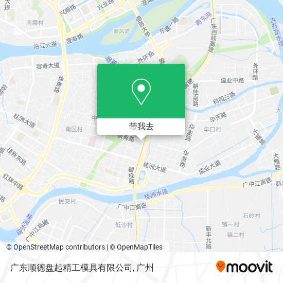 广东顺德盘起精工模具有限公司地图