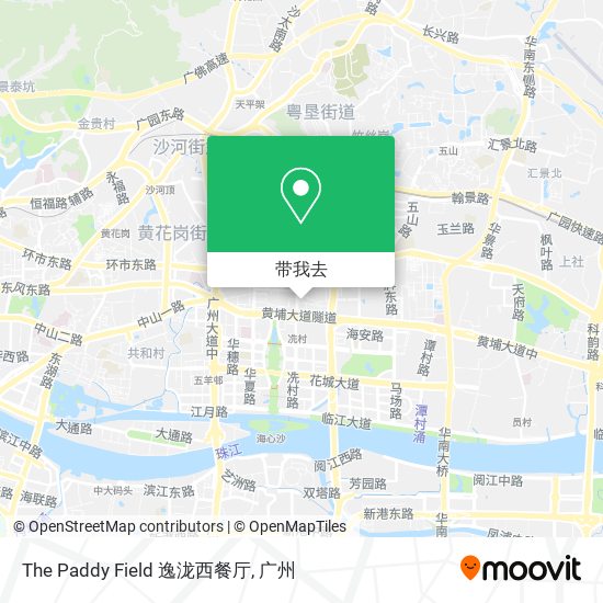 The Paddy Field 逸泷西餐厅地图