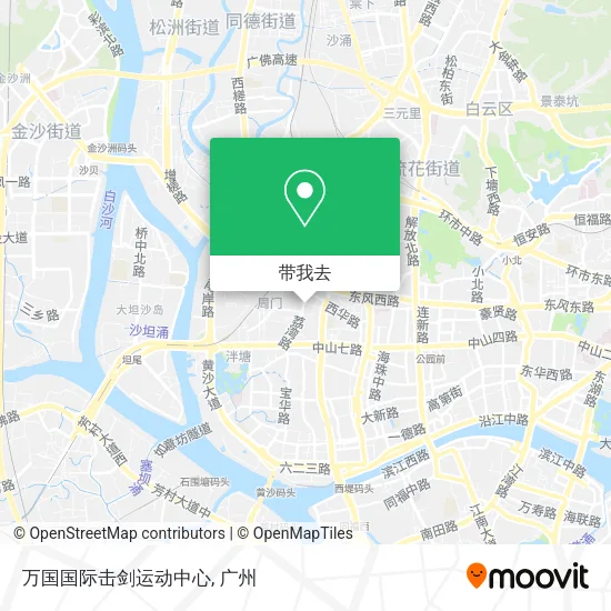 万国国际击剑运动中心地图