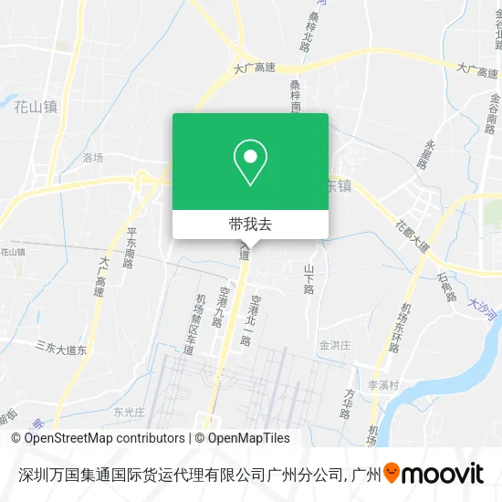 深圳万国集通国际货运代理有限公司广州分公司地图