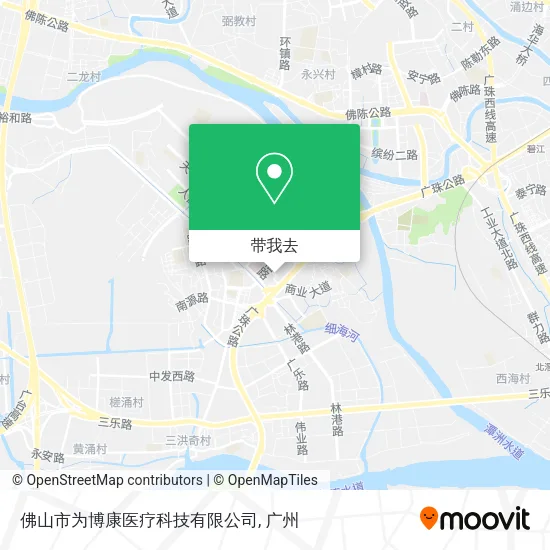 佛山市为博康医疗科技有限公司地图