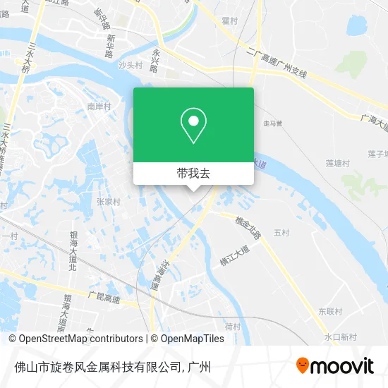 佛山市旋卷风金属科技有限公司地图