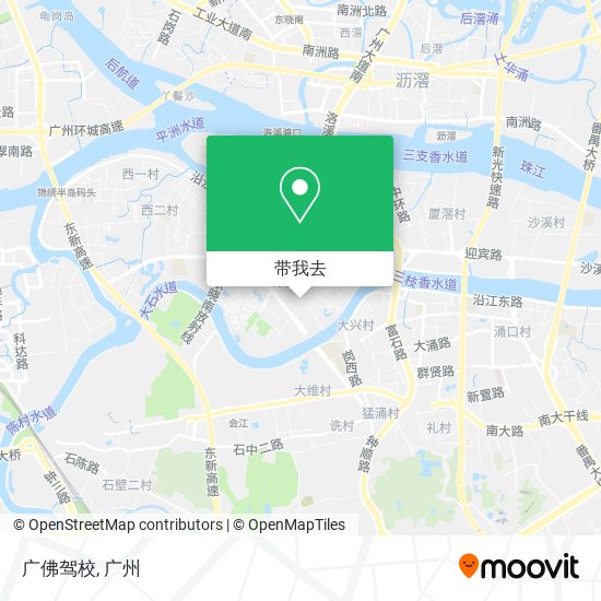 广佛驾校地图