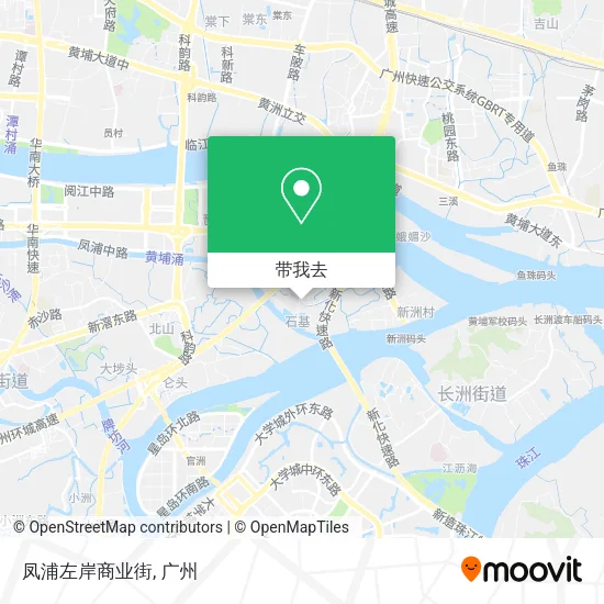 凤浦左岸商业街地图