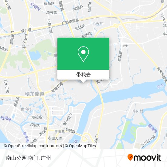 南山公园-南门地图