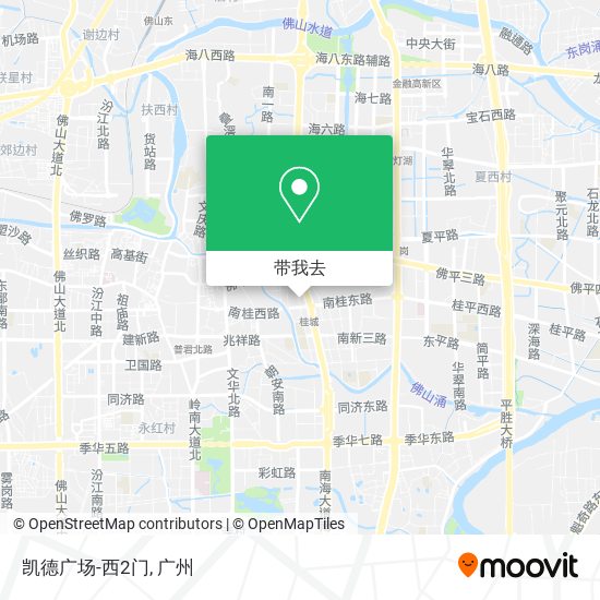 凯德广场-西2门地图