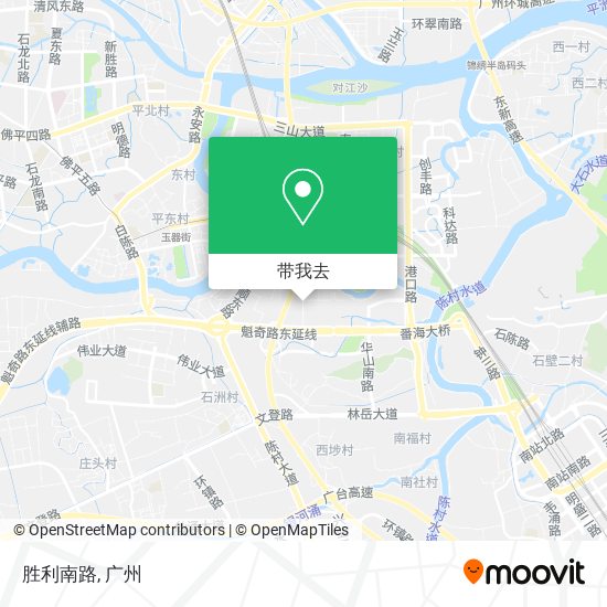 胜利南路地图
