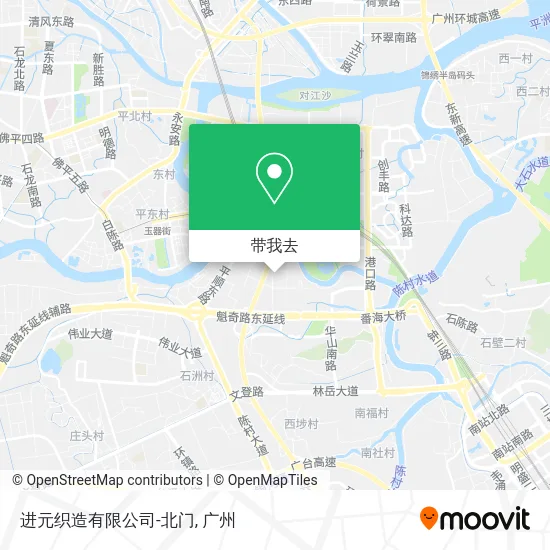 进元织造有限公司-北门地图