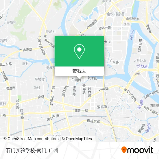 石门实验学校-南门地图