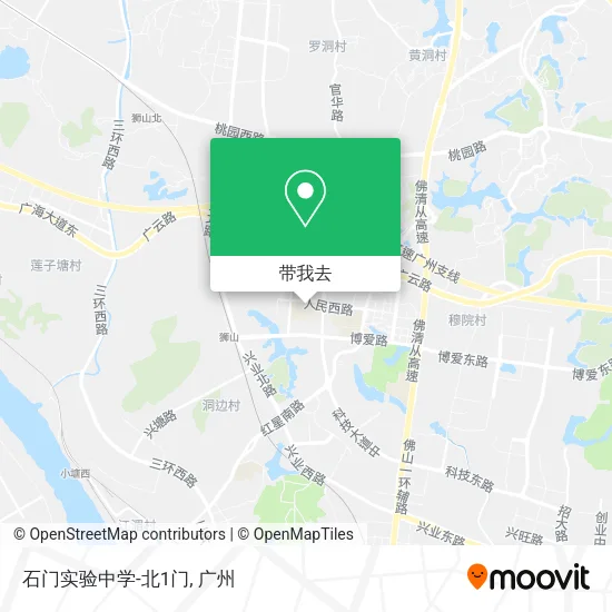 石门实验中学-北1门地图