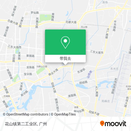 花山镇第二工业区地图
