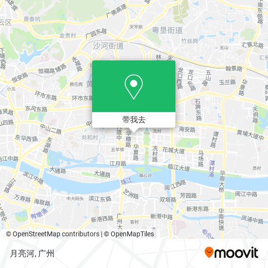 月亮河地图