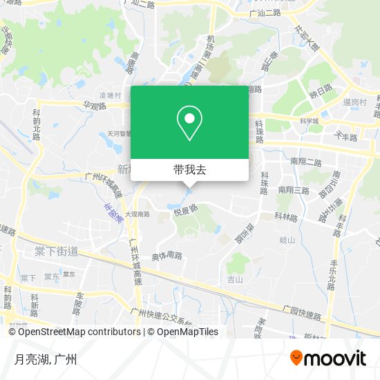 月亮湖地图