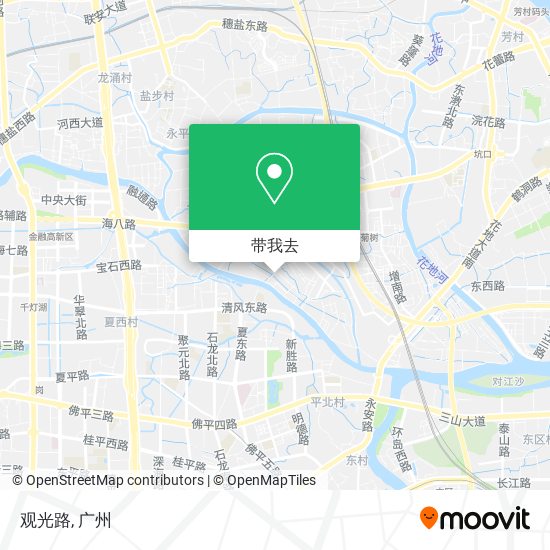 观光路地图