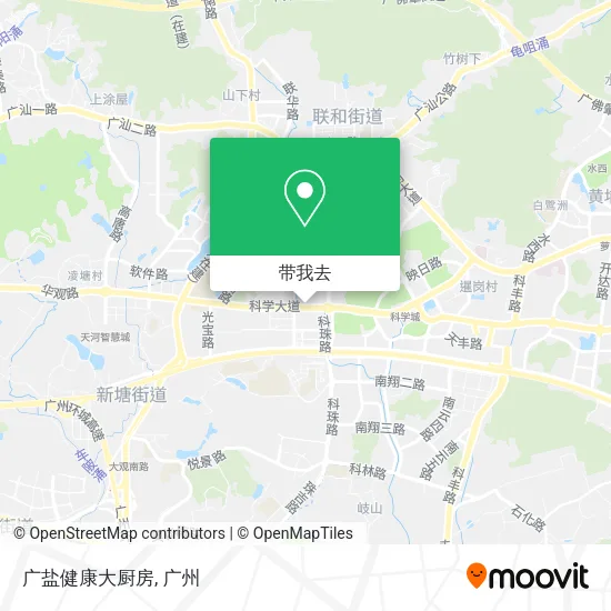 广盐健康大厨房地图
