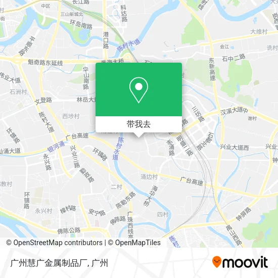 广州慧广金属制品厂地图
