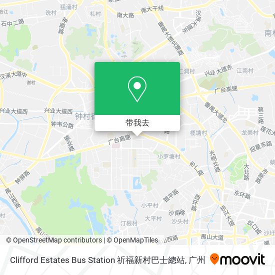 Clifford Estates Bus Station 祈福新村巴士總站地图