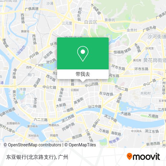 东亚银行(北京路支行)地图
