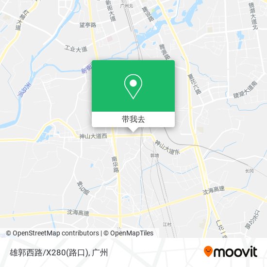 雄郭西路/X280(路口)地图