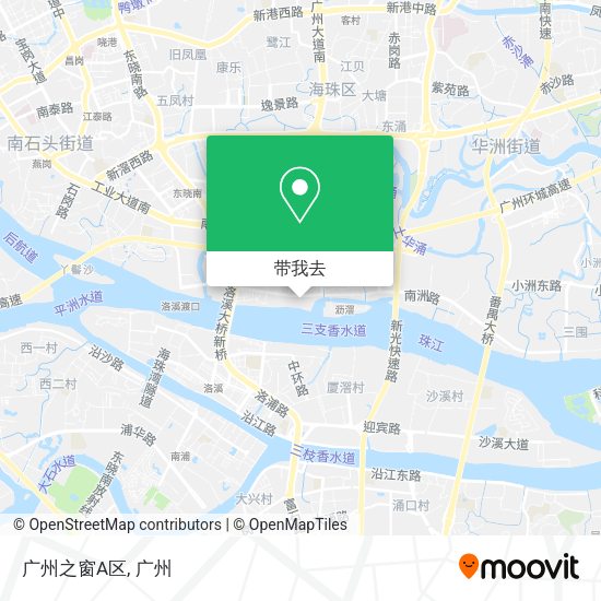 广州之窗A区地图