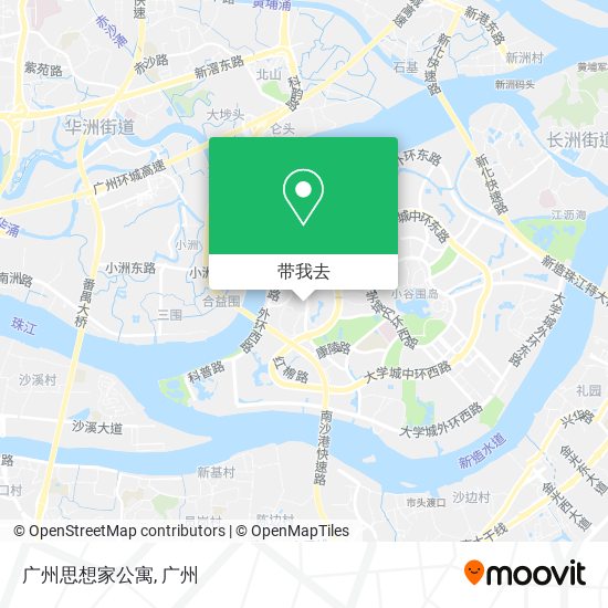 广州思想家公寓地图