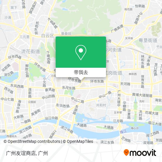 广州友谊商店地图