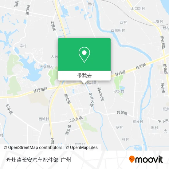 丹灶路长安汽车配件部地图