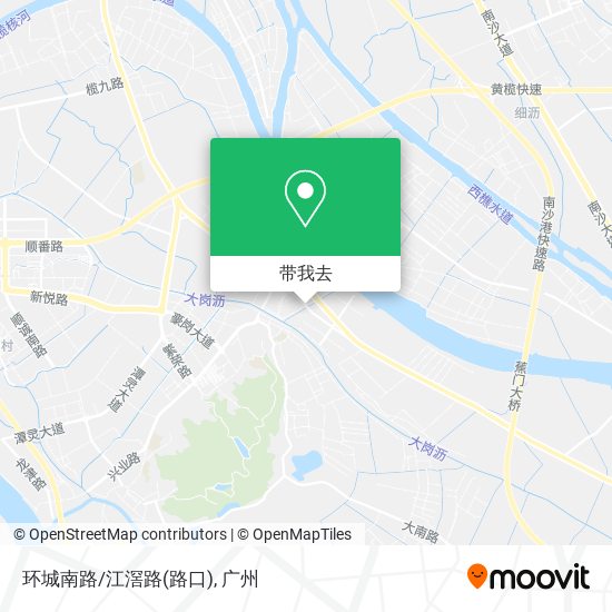 环城南路/江滘路(路口)地图