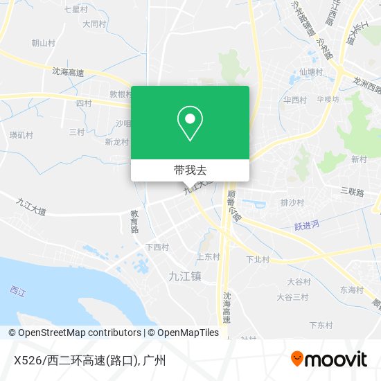 X526/西二环高速(路口)地图