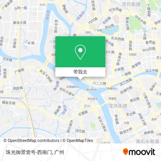 珠光御景壹号-西南门地图