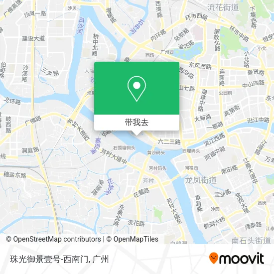 珠光御景壹号-西南门地图