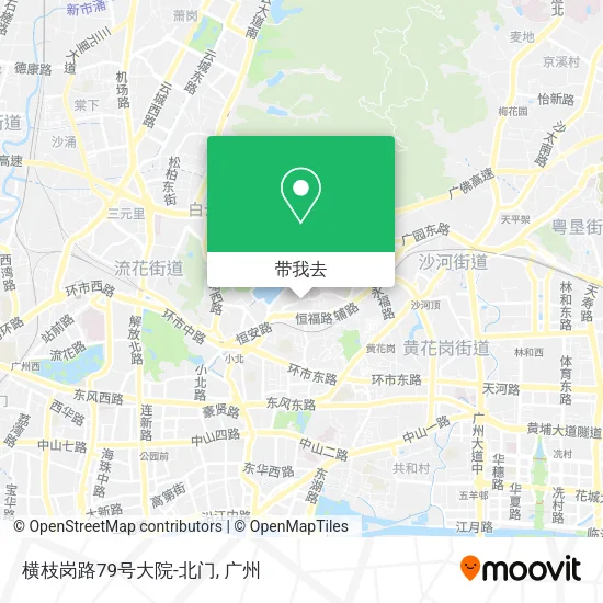 横枝岗路79号大院-北门地图