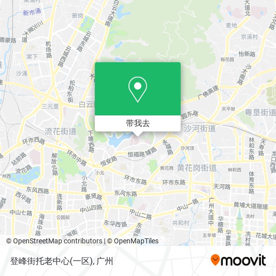 登峰街托老中心(一区)地图