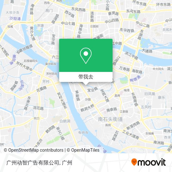 广州动智广告有限公司地图