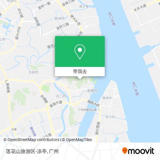 莲花山旅游区-凉亭地图