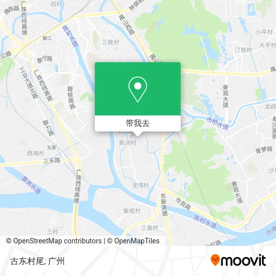 古东村尾地图