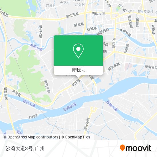 沙湾大道3号地图
