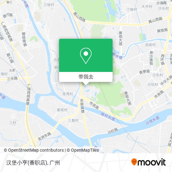 汉堡小亨(番职店)地图