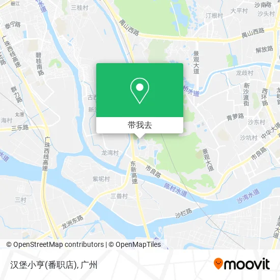 汉堡小亨(番职店)地图