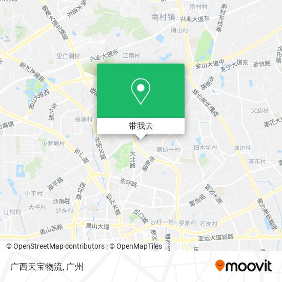 广西天宝物流地图
