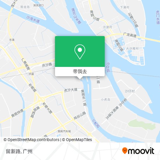 留新路地图