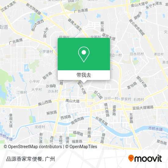 品源香家常便餐地图