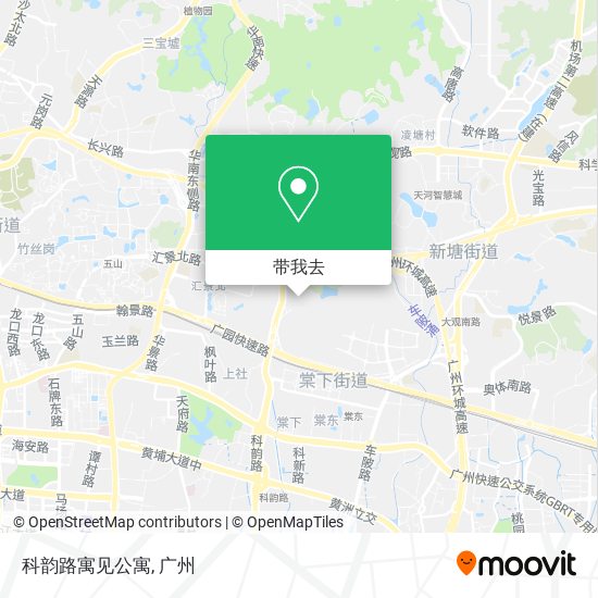 科韵路寓见公寓地图
