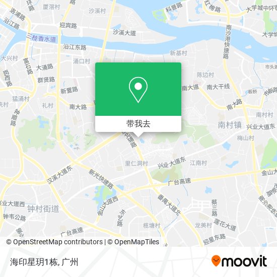 海印星玥1栋地图