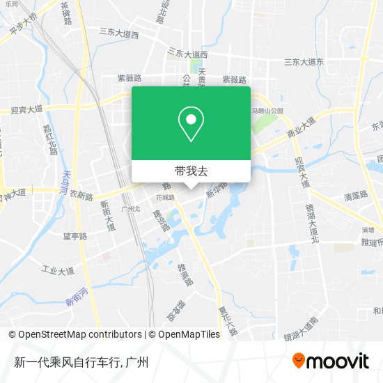 新一代乘风自行车行地图