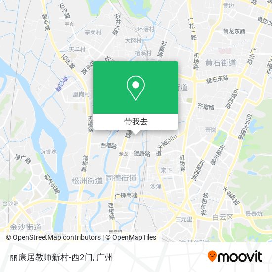 丽康居教师新村-西2门地图